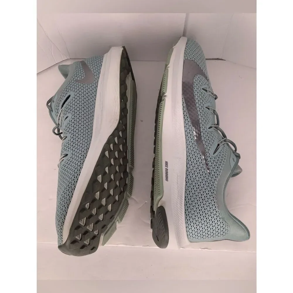Nike Quest 2 Light Teal Mesh Athletic Low Top lace Up Women Running Shoes Sz 11